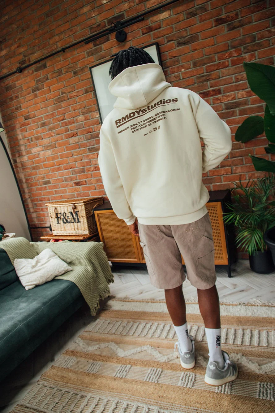 Cream Statement RMDY. Hoodie
